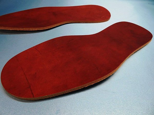 画像5: オイル革・紳士用・メキシコ革本底 特大型 5ミリ厚口