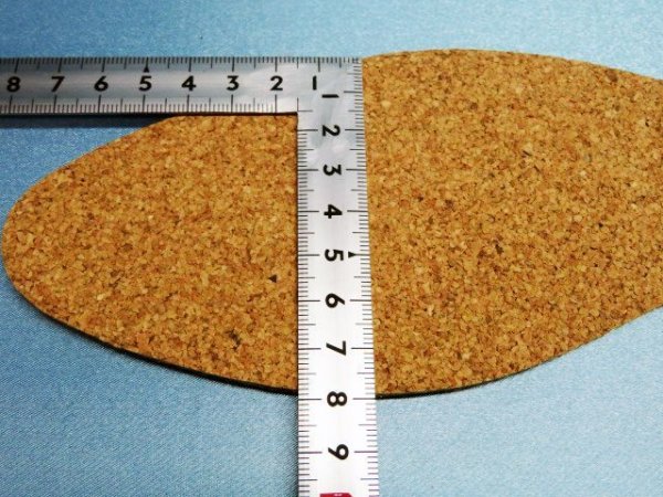 画像7: (柔軟性)コルク 5ミリ フリー型(5足セット)