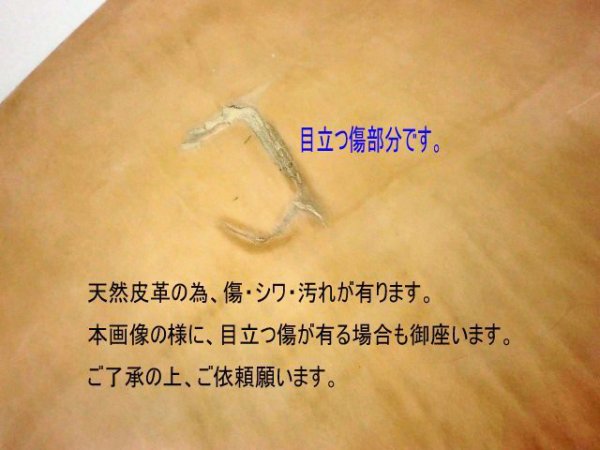 画像5: ショルダー革 3ミリ厚 メキシコ製 158デシ (送料・個別発生品)