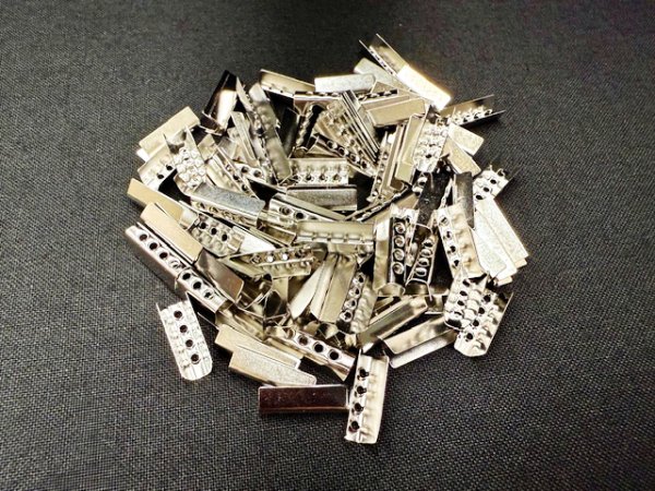 画像1: 金属セル・ニッケル色=シルバー色　2,000個分（1,000個入×2袋）