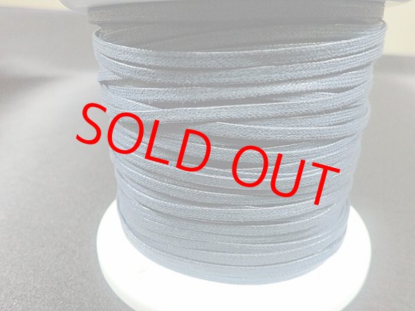 画像2: NYロービキ 平紐 ・3ミリ　(２９)紺　約50Mボビン巻