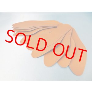 画像: (4)合皮中敷き　婦人用　5足セット　キャメル