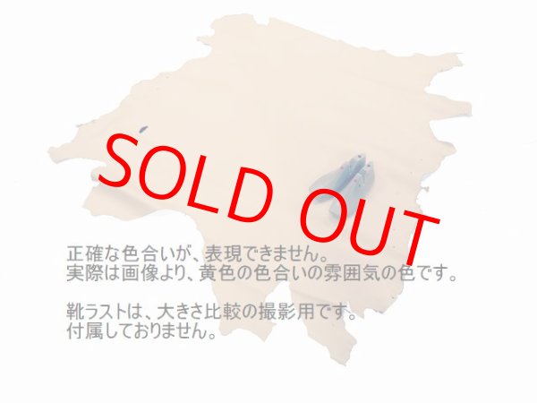 画像2: （原版)　142デシ　豚裏皮　ラッカー仕上げ　ベージュ（KP-47）