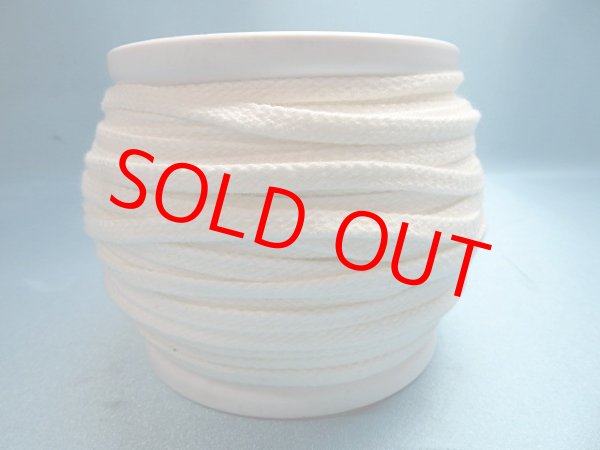 画像2: 32石目平紐 　(14)白　約50Mボビン巻