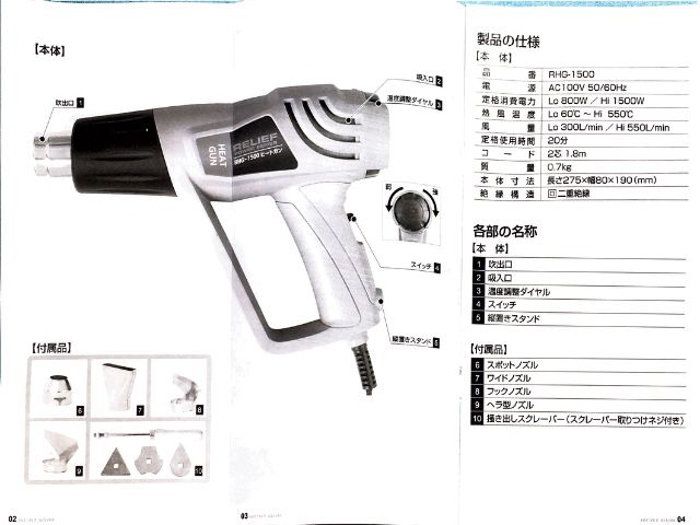 画像: ヒートガン