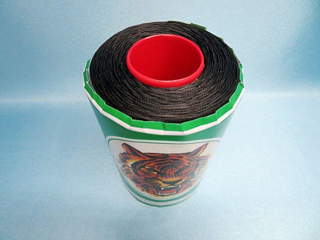 画像2: タイガー糸　0、8ミリ　ワックス付き　JK23（黒）