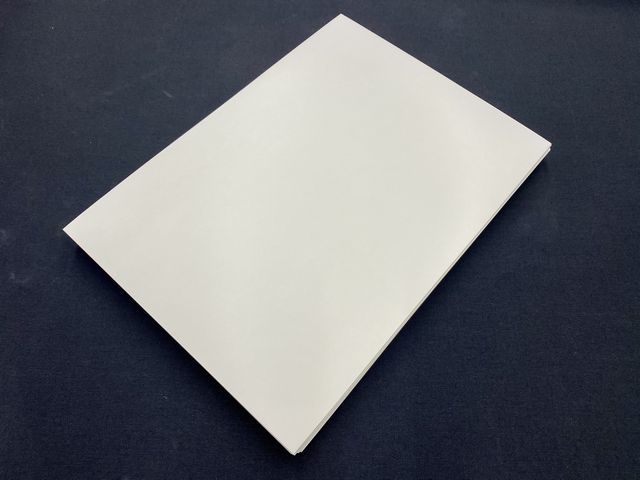 画像1: （お試し用）　型紙・白　厚口　（10枚分）