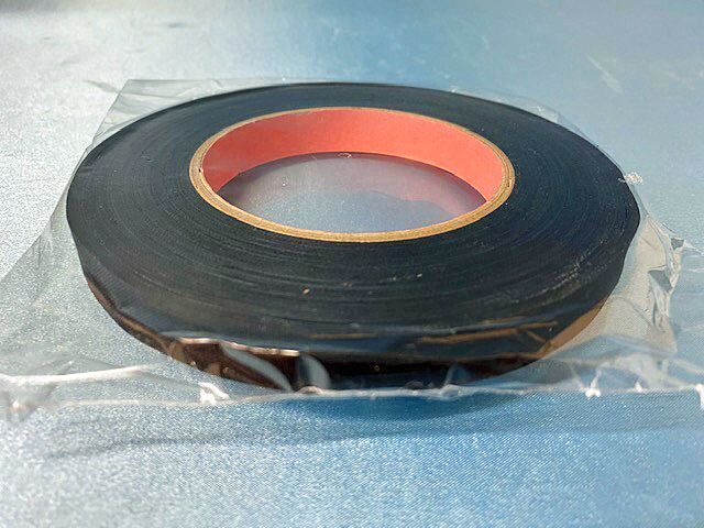 画像1: 綿テープC　14ミリ　黒